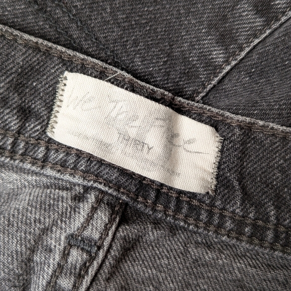 FREE PEOPLE Landry Wide Leg Flare Jeans Black 30 - Picture 12 of 12